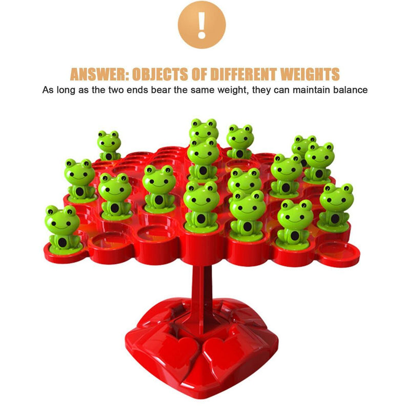Balanced Tree Frog Frog Balance Counting Toys Frog Balance Board Game Gift`