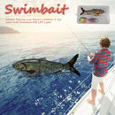 Robotic Fishing Lure Electric Wobbler Multi Joined Car Swimbait USB LED Light