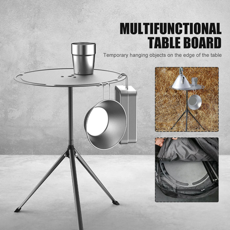 Install Easily Telescopic Table Outdoor Portable Table Board for Wild Fishing
