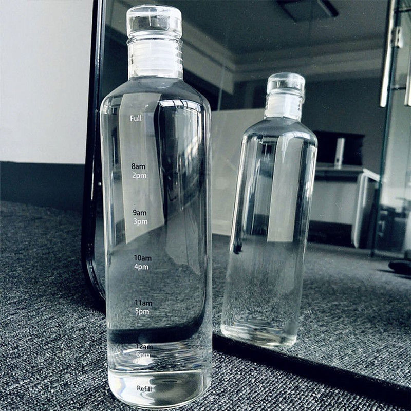 Portable Milk Juice Transparent Sport Drinking Bottle Travel Large Capacity Cup