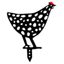 Acrylic Hollow Chicken Ornaments Backyard Lawn Stakes Yard Art Decor (D)