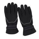 Cycling Men Fleece Gloves Sport Ridding Windproof Warm Ski Gloves (Black) Newly