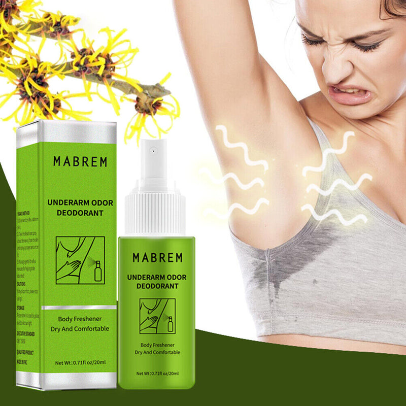 Odor Remover Spray Anti Body Odor Sweat Liquid Lasting Refreshing Deodorant