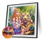 Diamond Painting Partial Special Starfish Beauty and the Tiger of