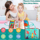 Busy Board Montessori Toys Toddlers Sensory Toys Learning Basic Dress Skill~
