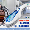 1000W Garment Clothes Ironing Steamer Brush Electric Steam Iron (Blue EU) Newly