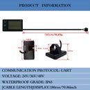 36V-48V Electric Bicycle E-bike Scooter Brushless Speed Controller w/LCD Display