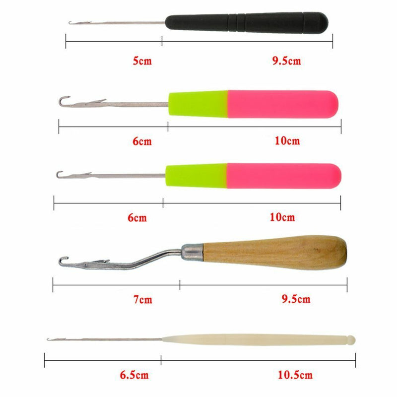 Wigs Knitting Styling Needle Hair Weave Latch Crochet Hair Extensions Hook