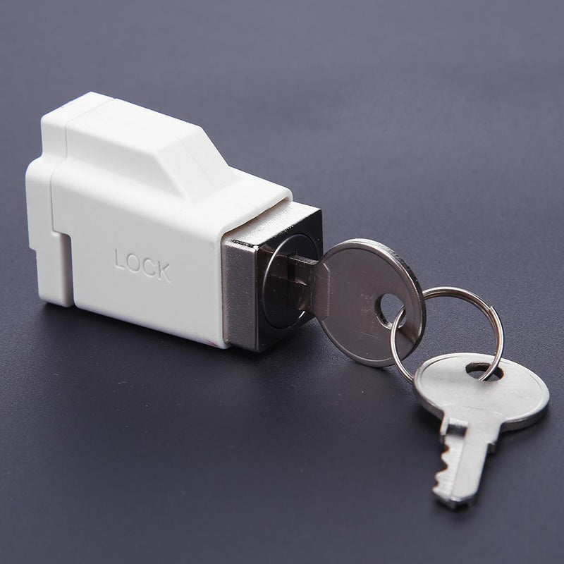 Aluminum Alloy Children Safety Sliding Window Restrictor Lock with 2 Keys