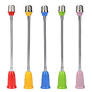5pcs E27 LED Holder Universal Flexible Extension Lamp Socket (Pink)
