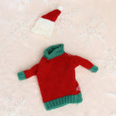 Festive Plush Snowmen Wine Bottle Cover Bag Banquet Christmas(Snowman)