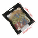 Stationery Metal Clamp Boxed shape Folder Memo Clamp Color Paper Clip
