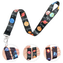 Fabric Moon Metal Clasp Card Lanyard Key Lanyard Neck Lanyard Phone Lanyard