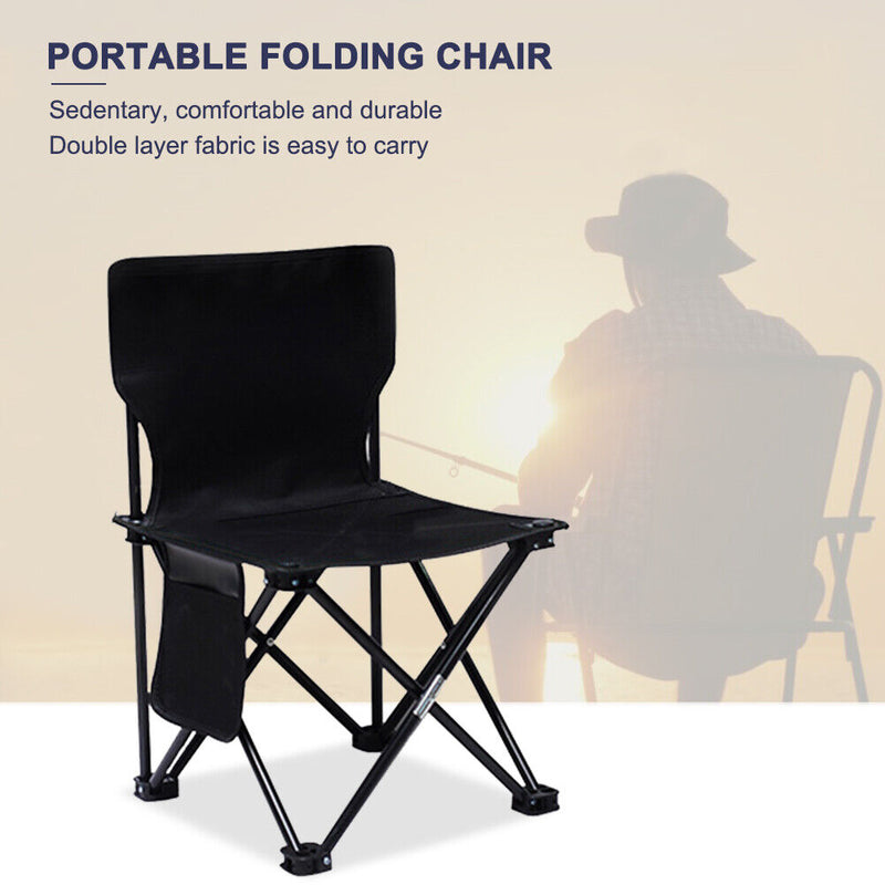 Portable Chair Folding Seat Home Fishing Camping Picnic BBQ Garden Hiking S