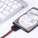 15Pin SATA Port to 2 15Pin SATA Splitter Cable Extender Power Adapter Cable