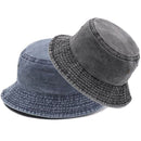 Casual Foldable Women Men Denim Washed Sun Hat Bucket Hat Fisherman Cap
