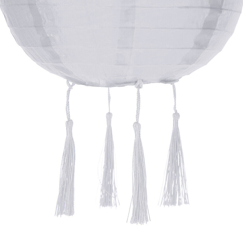 10inch Solar Lantern LED Waterproof Global Lamp Tassel Chinese Celebration Light