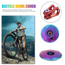 MTB Bike Stem Top Cap Bicycle Fork Tube Aluminium Alloy Head Parts Top Cover