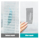 5x200cm Anti-Mosquito Screen Window Patch Self-Adhesive Repair Tape (Black)