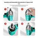 Electric Brushless Impact Wrench T Adapter Drill Bit Chrome Vanadium Steel