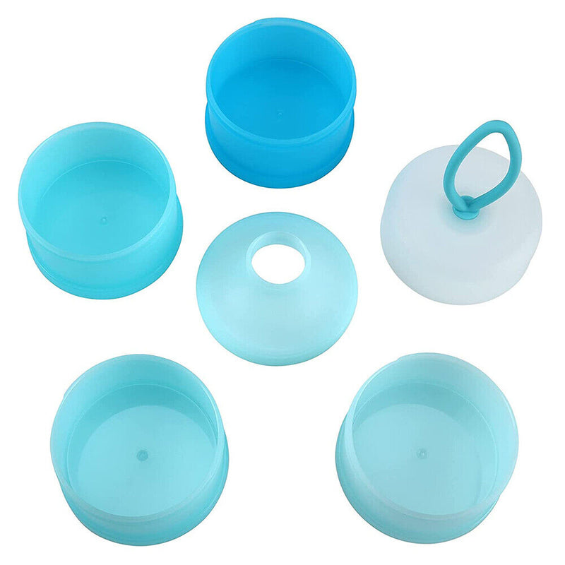 Detachable 4 Layers Milk Powder Box Feeding Dispenser Storage Container Snack