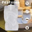 Candle Silicone Mold Portrait Body DIY Aromatherapy Plaster (Shy Girl)
