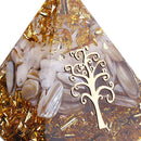 Crystal Pyramid Healing Energy Meditation Crystals Home Office Decor (F)