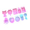 Epoxy Keychain Mold Quicksand Shaker Mold Silicone Mould Hanging Pendant