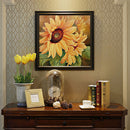 5D DIY Diamond Painting Full Round Drill Sunflower Decor Rhinestone Art Crafts