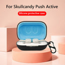 Wireless Earphone Box Cover with Hook for Skullcandy Push Active (Black) Newly