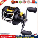 7.2:1 Baitcasting Wheel Long Cast Saltwater Sea Fishing Reel (Left Hand) Newly