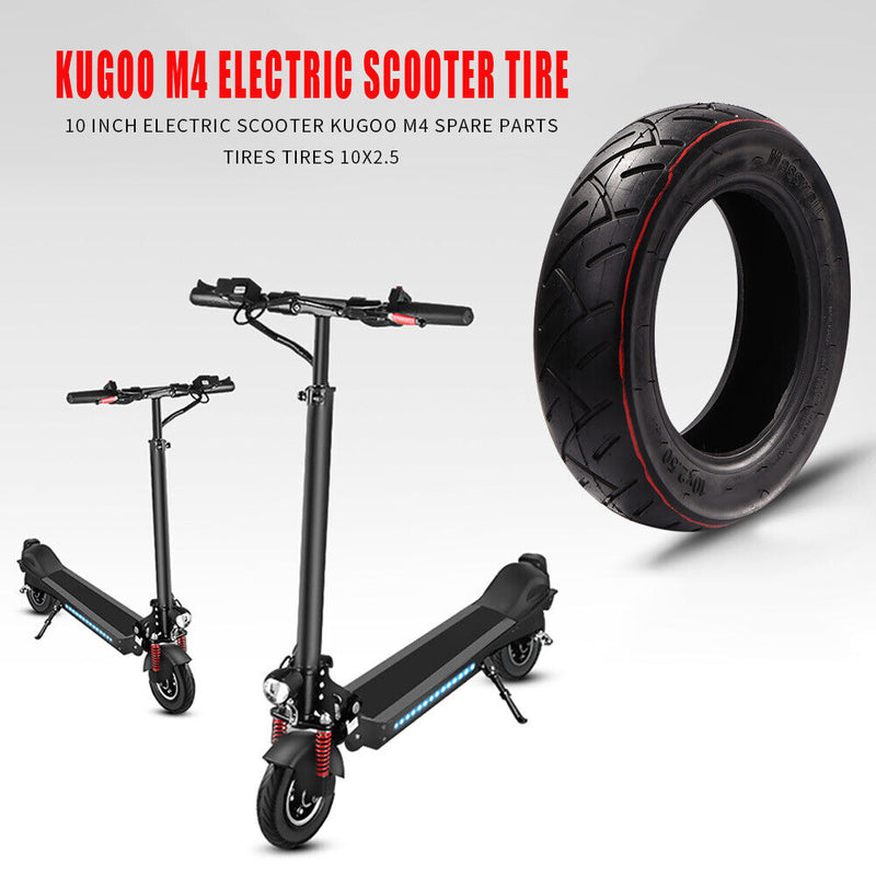 10x2.5 Electric Scooter Thickened Non-Brief Rubber Outer Wheel Tyres for Kugoo M4