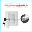 Square Integrated Professional Water Inlet Dish City RV Trailer Hatch Lock