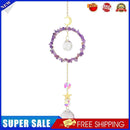 #A Crystal Diamond Prisms Hanging Curtain Chaser Light Catcher Moon Star Pendant