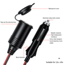 12V 24V Cigarette Lighter Extension Cord Male Plug to Female Socket (0.6m)