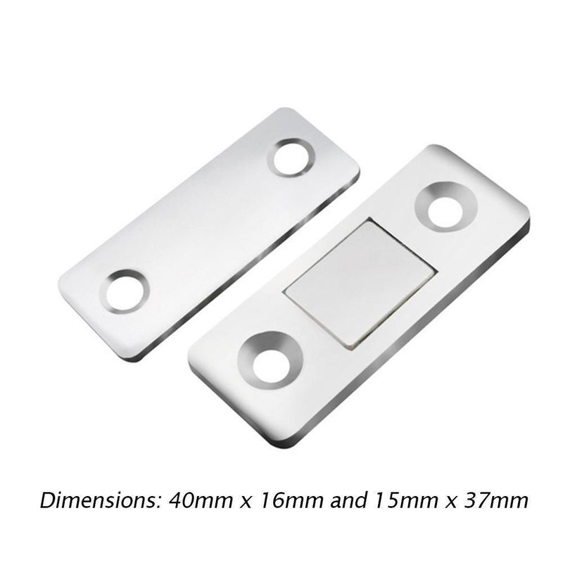 1 Set Magnetic Cabinet Catcher Magnetic Door Stopper Concealed Closer