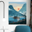 Landscape Painting DIY By Numbers Digital Oil Painting Decorative Painting