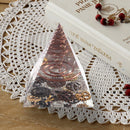 5cm Orgonite Pyramid Heal Chakra Crystal Stone Energy Orgone Generator (E) Newly
