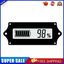 2pcs Battery Indicator LCD Display Batteries Capacity Monitor (White)