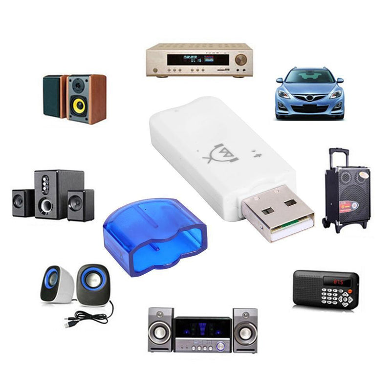 BT-470 USB Bluetooth Stereo Audio Adapter Dongle Wireless Music Receiver Car Kit