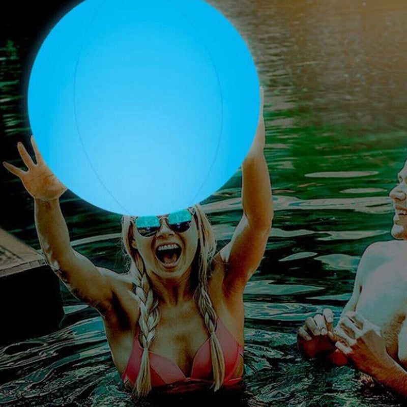 #A 30cm Ball Light Glow Luminous Ball Luminous Remote Control for Children Prese