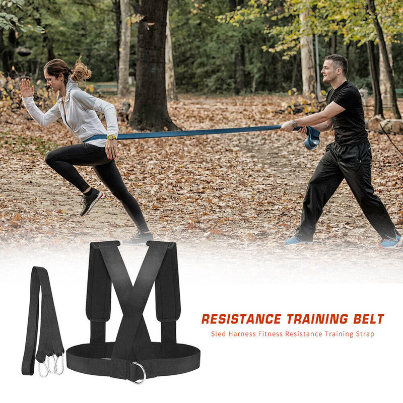 Sled Harness Fitness Resistance Training Strap Speed Exercise Shoulder Belt