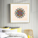 DIY Mosaic Mandala Pattern Part Special Shape Diamond Painting Kit (YK137) Newly