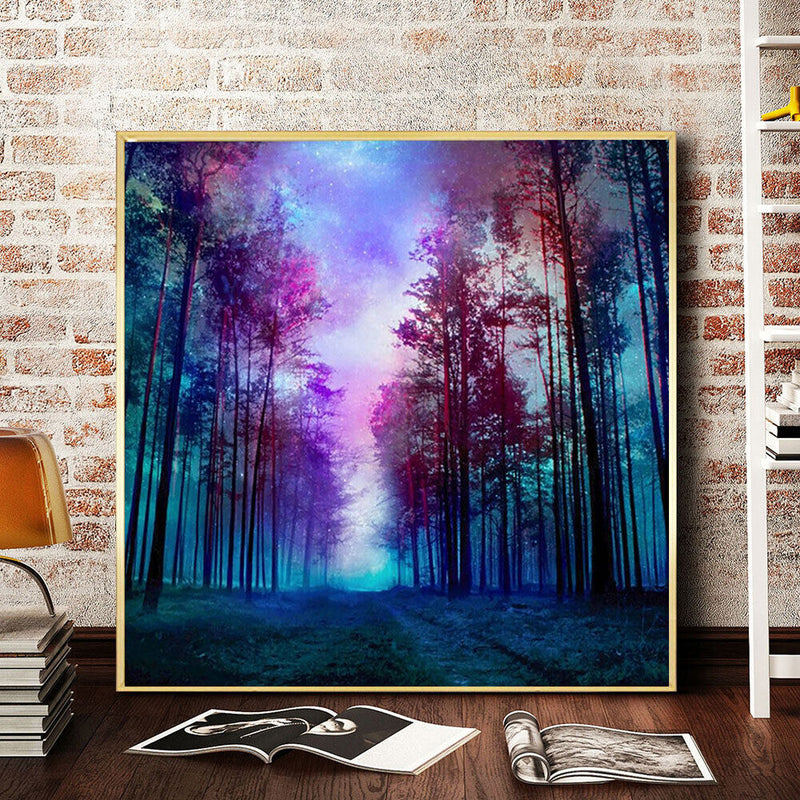 DIY Diamond Painting Kits Full Square Drill Starry Woods Home Decoration Gift