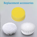 Efficient Bathroom Sink 3 Brush Head Electric Cleaning Brushes Bathtub Brush