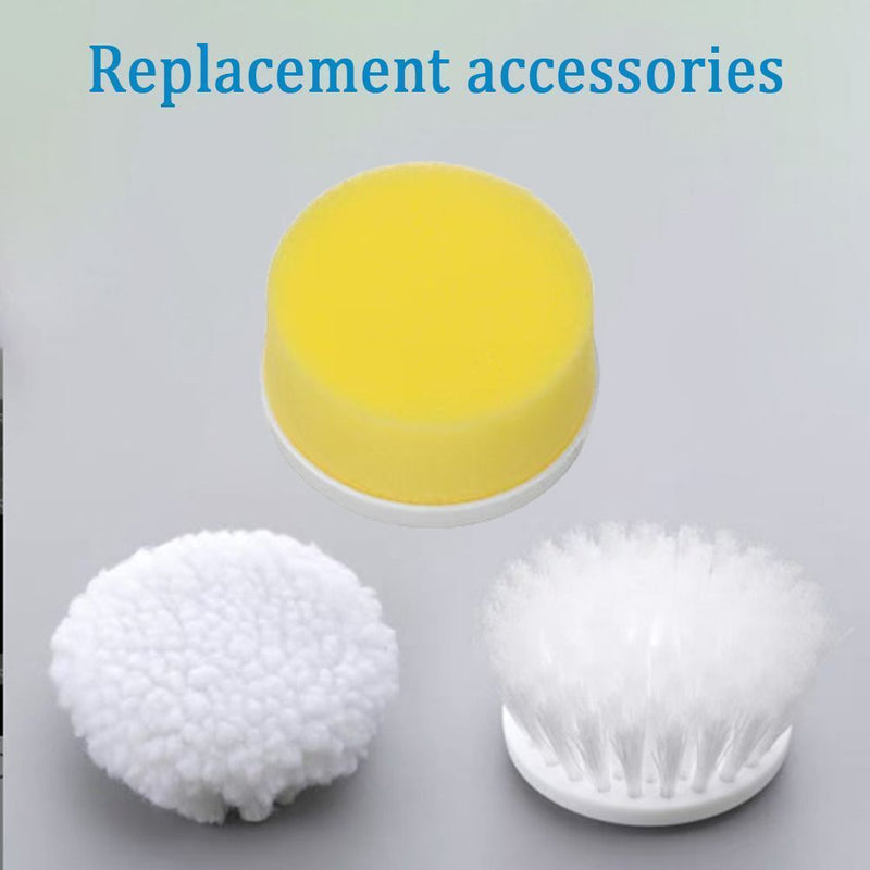 Efficient Bathroom Sink 3 Brush Head Electric Cleaning Brushes Bathtub Brush