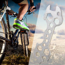 15 in 1 Bicycle Wrench 5-17mm Bicycle Spoke Wrench Steel Install Repair Tool Kit