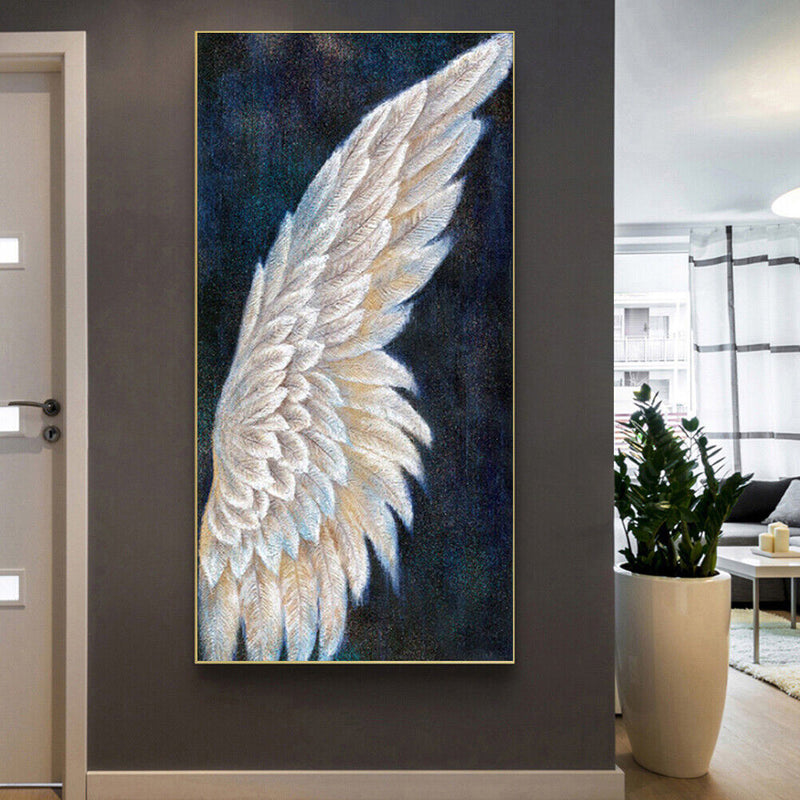 Angel Wing Oil Paint By Numbers Kits Canvas Picture DIY Wall Art Craft Decor