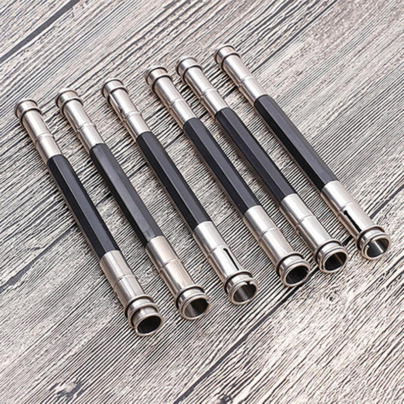 Adjustable Dual Head Pencil Extender Holder Sketch School Art Write Tool Newly