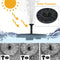 Solar Bird Bath Fountain Free Standing Floating Solar Water Fountain Pump